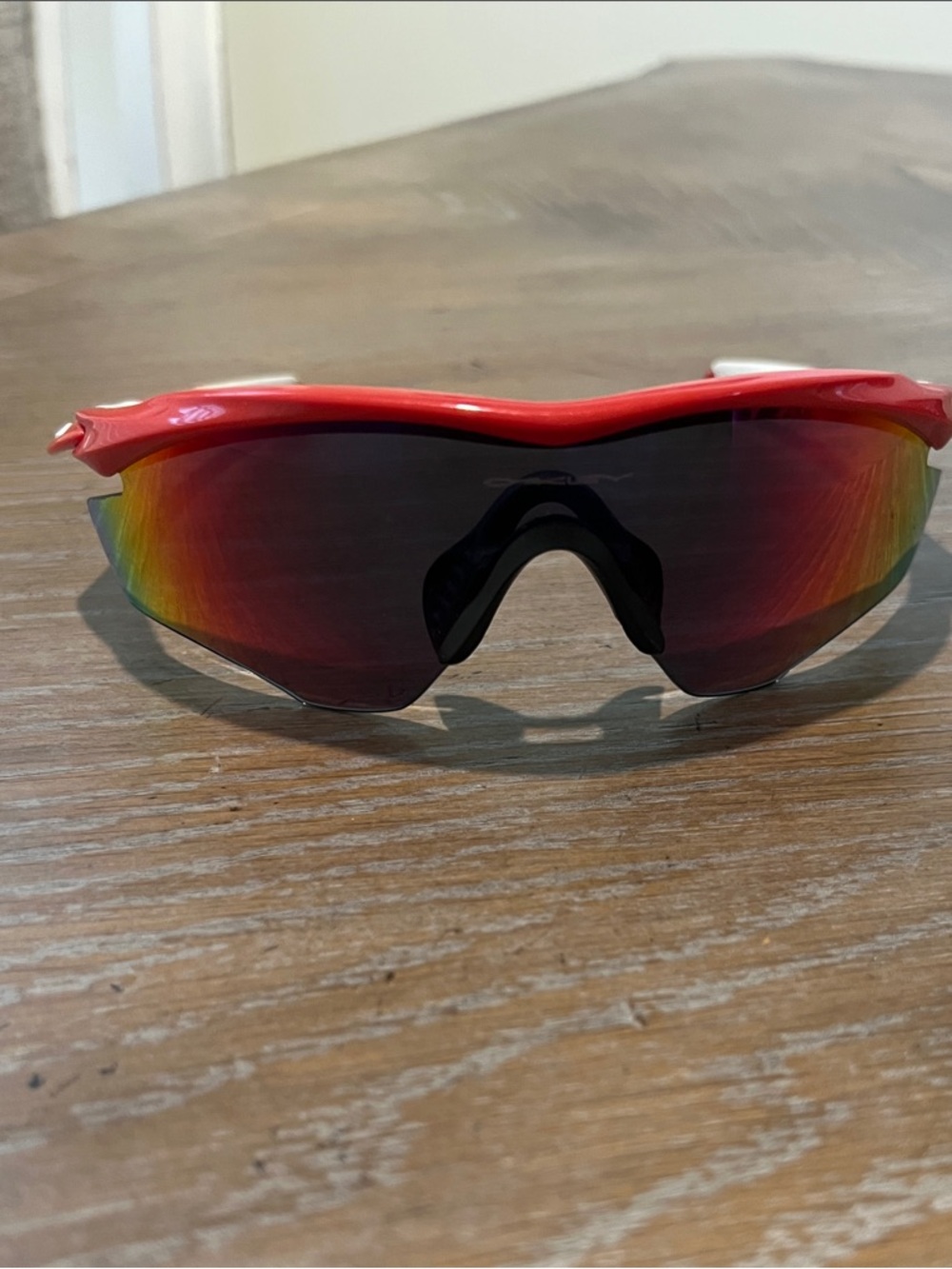 Men's Oakley Red Sport Sunglasses - Performance